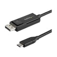 thumbnail image 2 of StarTech.com 6ft (2m) USB C to DisplayPort 1.2 Cable 4K 60Hz, Bidirectional DP to USB-C or USB-C to DP Reversible Video Adapter Cable, HBR2/HDR, USB Type C / Thunderbolt 3 Monitor Cable - 4K USB-C to DP Cable (CDP2DP2MBD) - DisplayPort cable - 24 pin USB-C (M) to DisplayPort (M) - USB 3.1 / Thunderbolt 3 / DisplayPort 1.2 - 6.6 ft - 4K support, active - black, 2 of 7