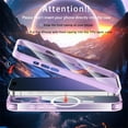thumbnail image 6 of ELEHOLD Full Body Magnetic Case for iPhone 16 Plus,Built-in Front Screen Protector 360 Protection Compatible with Mag Safe Transparent Clear Shockproof Cover for iPhone 16 Plus,Lightpurple, 6 of 6