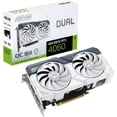 thumbnail image 1 of Tarjeta de Video ASUS Dual GeForce RTX 4060 White OC Edition 8GB GDDR6, 1 of 6