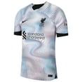 thumbnail image 2 of Men's Nike White Liverpool 2022/23 Away Breathe Stadium Replica Jersey, 2 of 3