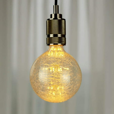 

LINLIN 2 Pack LED Edison Bulb LED Decorative Firework Light Bulb LED Filament Bulb Decorative Light Bulb Globe E27 AC85-265V 2300K