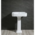 thumbnail image 4 of Kingston Brass VPB2268 Robert 26" Ceramic Pedestal Sink (8-Inch, 3-Hole), White, 4 of 7
