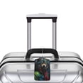 thumbnail image 5 of Fuzoiu Vintage Wolf Warrior Print Premium Leather Luggage Tag,Travel Accessory,Luggage Tag for Suitcase Baggage Handbag Travel Bag,Name Card & Privacy Cover-4 PCS, 5 of 5