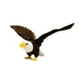 thumbnail image 4 of Peluche de águila calva, juguete de águila de peluche, muñeco de águila para decoración del hogar S, 4 of 9