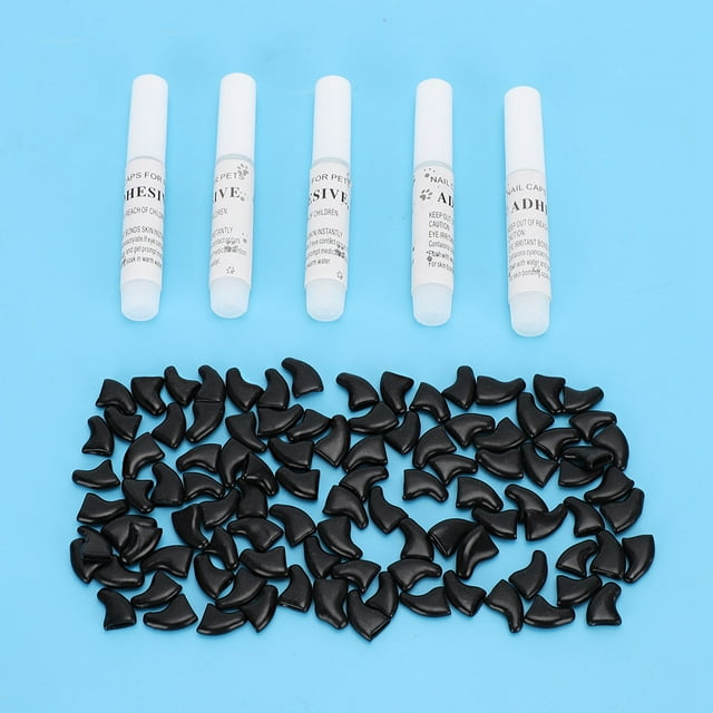 100 Pcs Embouts d'Ongles Doux pour Chat, Protection Anti-Rayures pour Griffes de Chien, TP S m L, Adaptés à Différents Chats