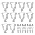 thumbnail image 2 of 10 Pcs Clips à Ressort pour Couvercle de Fenêtre Robuste pour Kit d'Installation de Matériel pour Fenêtres de sous-Sol pour Usage Résidentiel et Commercial, 2 of 5
