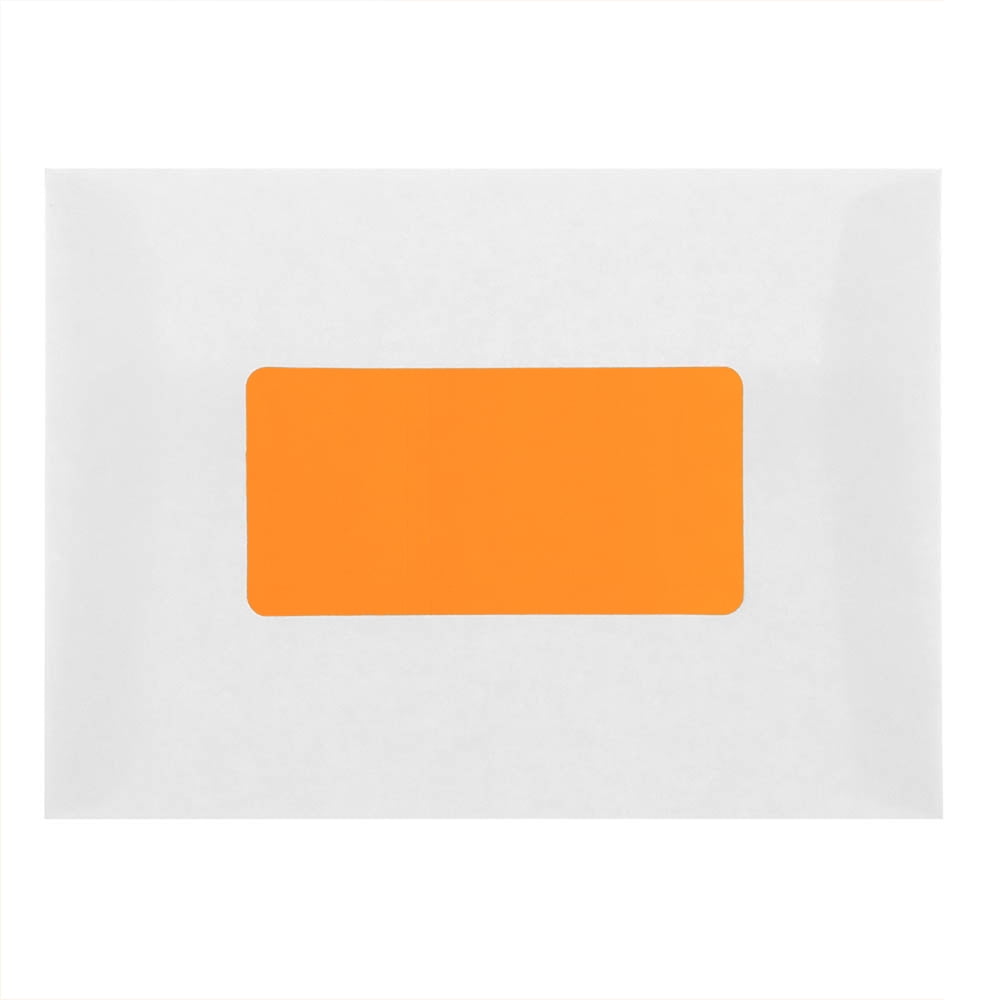 JAM Paper Shipping Labels, 2 x 4, Neon Fluorescent Orange, 120 per Pack