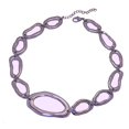 thumbnail image 1 of Frontal Nugget Necklace Rhodium, 1 of 1