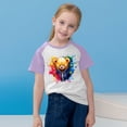 thumbnail image 3 of RXIRUCGD 2025 Vêtements d'Été pour Enfants Tout-Petits Garçons Filles Mode Mignon Col Rond Imprimé Manches Courtes Haut, 3 of 7