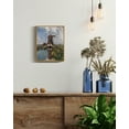 thumbnail image 5 of Drsoum Vintage Countrysid and Rivulet Wall Art Classic Retro Windmill Village Landscape Rustic Wall Prints Farmhouse Kitchen Bathroom Office Decor - 8x10in Nature Framed, 5 of 6