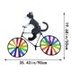 thumbnail image 4 of Promotional activities!Creative Bicycle Wind Spinners Standing Pole Garden Yard Decoration, 4 of 7