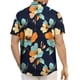 thumbnail image 3 of Blusa y camisa de franela de manga corta con cuello vuelto para hombre, camisa/top de franela de manga corta con estampado hawaiano, camisa deportiva informal de franela para hombre, blusa para hombre, 3 of 5