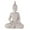 Gray Indoor Outdoor Meditating Solid Buddha Asymmetrical 19" x 13" x 28", variant on DecMode 20" Indoor Outdoor Meditating Buddha Garden Sculpture