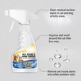 thumbnail image 3 of Pet Stain and Odor Remover Cleaning Agent 120ml Enzymatic Spray for Dog Cat Urine Feces Vomit Carpet Couch Fabric, 3 of 9