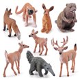 thumbnail image 2 of Simulation Forest Wild Animals Model Ornaments Rabbit Beaver Monkey Anteater Action Figure Toys For Children Gifts, 2 of 6