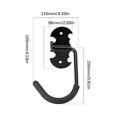 thumbnail image 3 of Toystoory Gancho de estacionamiento de bicicletas montado en la pared Colgador de pared de bicicletas de acero Gancho de almacenamiento de bicicletas Ciclismo Toystoory OD007667-00, 3 of 6