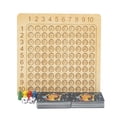 thumbnail image 2 of Montessori Multiplicación Juguetes Educativos Juego de Matemáticas Interactivo para la Escuela del Hogar Likrtyny Para estrenar, 2 of 9
