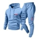 thumbnail image 3 of Ceisia Men's Slim Fit Hooded Tracksuit Set Long Sleeve Pullover with Elastic Waist Joggers Casual Sports 2-Piece Outfit Gifts, 3 of 3