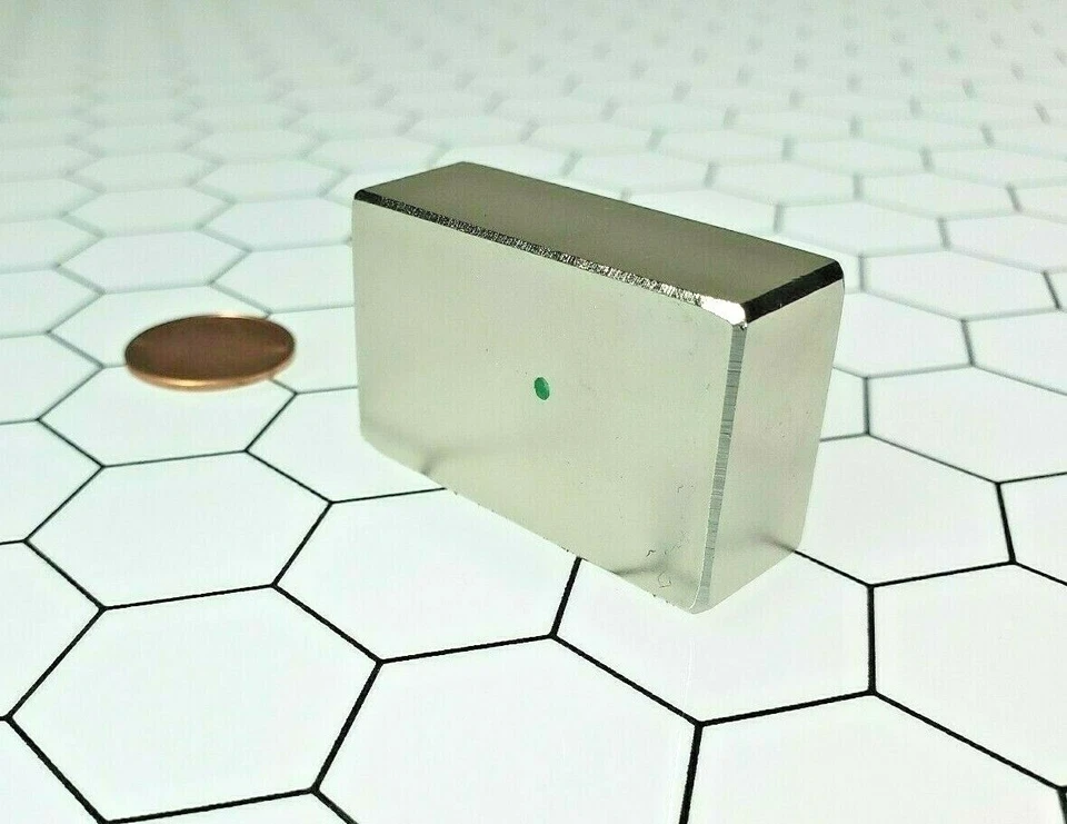 Neodymium N52 Block Magnet Rare Earth Super Strong 40Mm X 25Mm