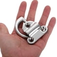 thumbnail image 4 of OULII Stainless Steel Folding Pad Rings Tie Down Anchor Securing Loads For Yachts 1Pack, 4 of 7