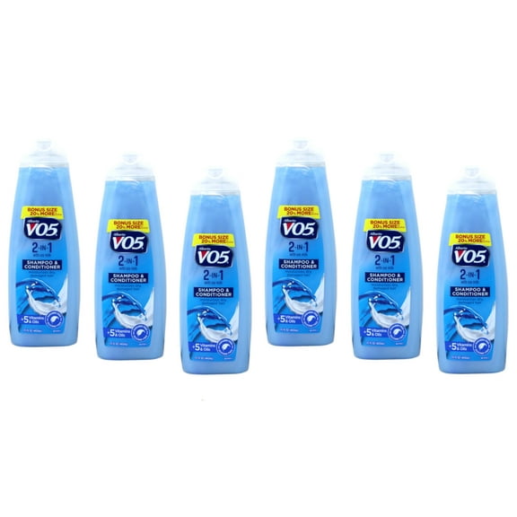 VO5 Shampoo/Conditioner 2 in 1 Moisturizing 12.5 Oz6 Pack