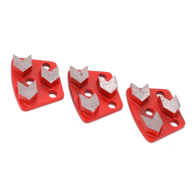 Bloque de pulido de diamante, 3 piezas de zapatas de pulido de diamante, herramientas abrasivas, zapatas de pulido de diamante para hormigón, rendimiento potente