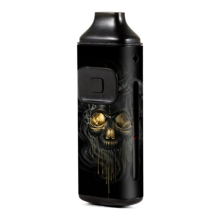 Glowing Skeleton - Skin Decal Vinyl Wrap for Aspire Breeze Kit Vape skins stickers cover/ golden Skull, glowing skeleton