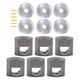 thumbnail image 5 of Ganchos de Techo Modernos CUTICAT 6 Piezas para Cables Organizador de Cables Colgante Negro, 5 of 8