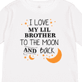 thumbnail image 4 of Inktastic I Love My Lil Brother to the Moon and Back Boys or Girls Long Sleeve Toddler T-Shirt, 4 of 5