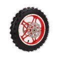 thumbnail image 1 of Dirt Bike Rear Wheel, Strong Friction Wearproof Direct Replacement Rubber Metal Red Rear Wheel Assembly  for Off Road Motorcycles, 1 of 7
