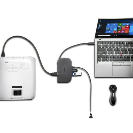 Kensington - USB-C Mobile Docking Station - Black