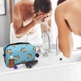 thumbnail image 5 of Goofa Turtle Printed Toiletry Bag with Handle,Large Capacity Travel Makeup Cosmetic Bag for Women, Carry on Airport Airline Compliant Bag, 5 of 9