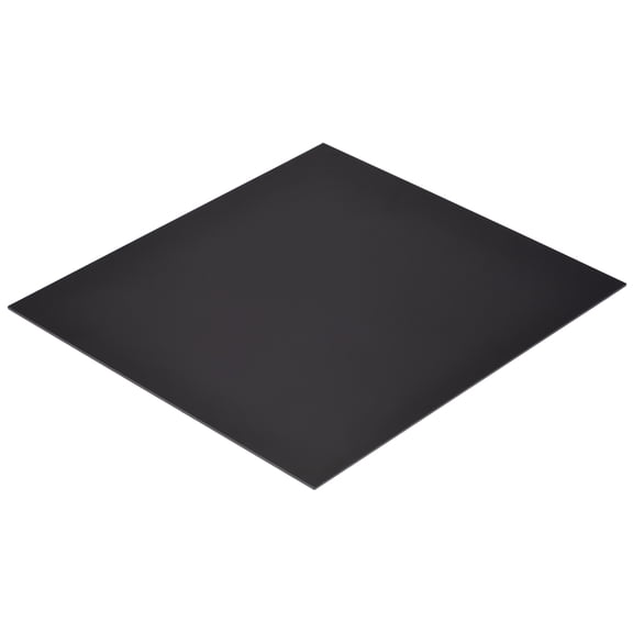 Uxcell ABS Sheet for Building Model, DIY Crafts, Panel Black 12x12x0.06 inch