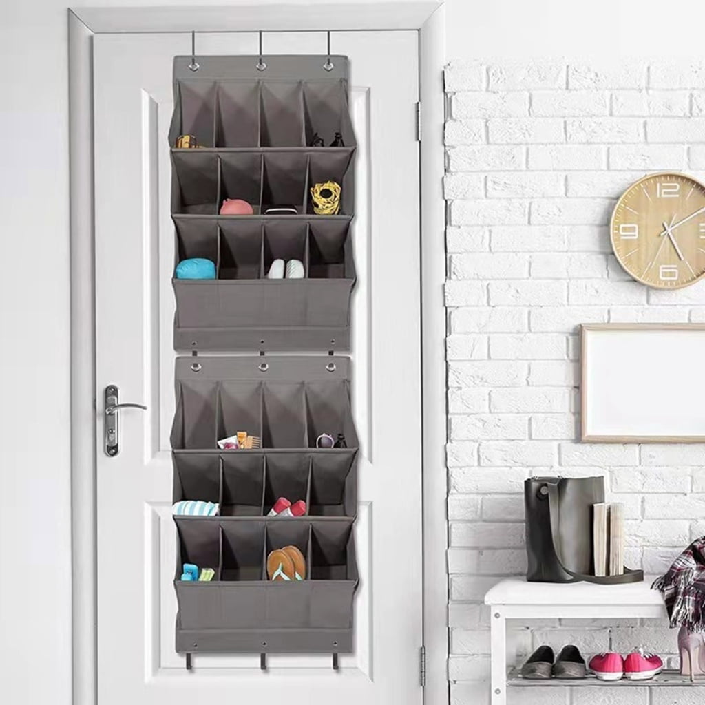 Elegant Over Door Footwear Organizers Closet Door Shoe Bag 15 Slot Sturdy Construction for Footwear and Accessories