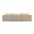 thumbnail image 6 of TOV Furniture Cali Natural Wicker Outdoor Modular Sofa, 6 of 9