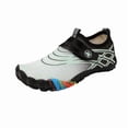 thumbnail image 2 of sususu Water Shoes for Boys Girls River Shoes Adult Swim Beach Lake Pool Aqua Socks Barefoot Quick-Drying for Hiking Surfing Kayaking Cruise Ship White 11.5-12 Years, 2 of 7