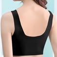 thumbnail image 6 of Women's Push-Up Wireless Bra,No Underwire Comfy Soft Stretchy Supportive Bra For Daily Wear Breathable Comfortable Casual Lingerie Soft Stretchy Fit Black L, 6 of 7