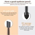 thumbnail image 4 of Sculpting 3D Double Headed Eyebrow Pencil And Eyebrow Powder Two In One Automatic Rotation Waterproof And Sweat Proof Suitable For Any Skin Type, Eyebrow White, 4 of 9