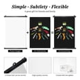 thumbnail image 4 of Hanging Poster Plastic Shaft Canvas Wall Hanging Banner Wall Art Painting Artwork Decor For Home Living Room Bedroom Office 20"X30", 4 of 7