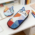 thumbnail image 7 of SLYNSHome Cute Cat Pencil Case Big Capacity Pencil Bag Pen Pouch Pencil Marker Holder Kitty Stationery Storage Makeup Bag for Office Supplies, 7 of 7