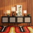 thumbnail image 2 of 16" Mainstays Walnut Wood-Look Rounded Table Lamp, 2 of 5