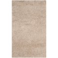 thumbnail image 4 of Safavieh Laguna Shag 6'7" Round Power Loomed Rug in Sand, 4 of 10