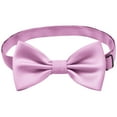 thumbnail image 6 of HAOTAGS Kids Bow Tie, Solid College Style Shirt School Uniform Student Necktie Pink Free Size, 6 of 6