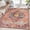 Red, variant on Wonnitar 8'x10' Area Rugs for Living Room, Washable Rugs for Bedroom Aesthetic Large Dining Room Rugs, Bohemian Printed Low Pile Nursery Carpet for Playroom Home Office, Fuchsia