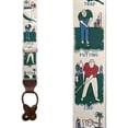 thumbnail image 2 of SuspenderStore Vintage Ribbon Golf Talk Suspenders - Button, 2 of 3