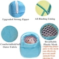 thumbnail image 3 of Xihbxyly Transportín Pequeño para Mascotas, Diseño de Malla Transpirable, Bolsa Portátil para Llevar Hámsteres, Forro de Terciopelo Suave, Correa de Hombro Ligera, Apto para Hámsteres, Erizos y Cobay, 3 of 4