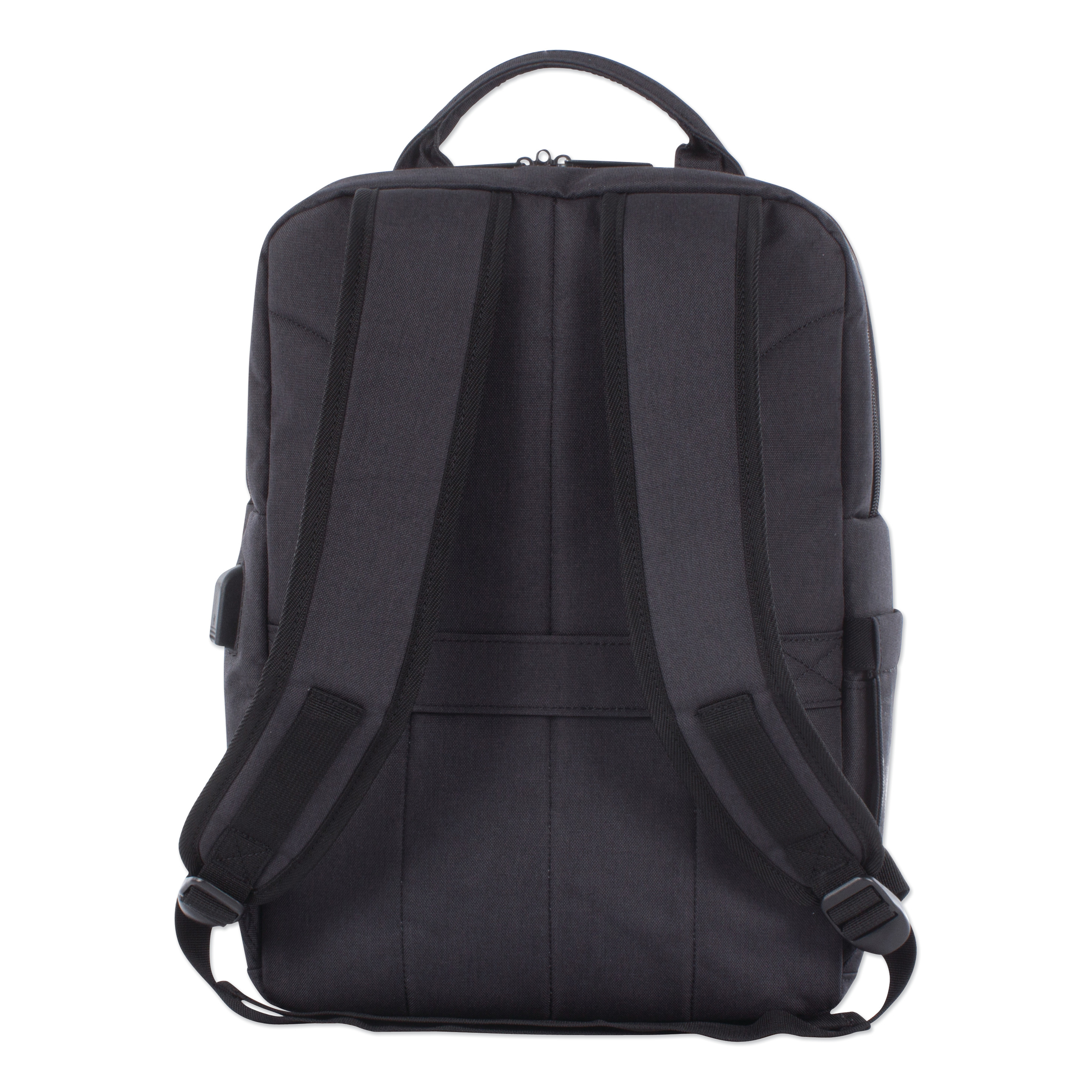Swiss Mobility Cadence 2 Section Business Backpack, For Laptops 15.6", 6" x 6" x 17", Charcoal -SWZBKP1012SMCH - image 2 of 5