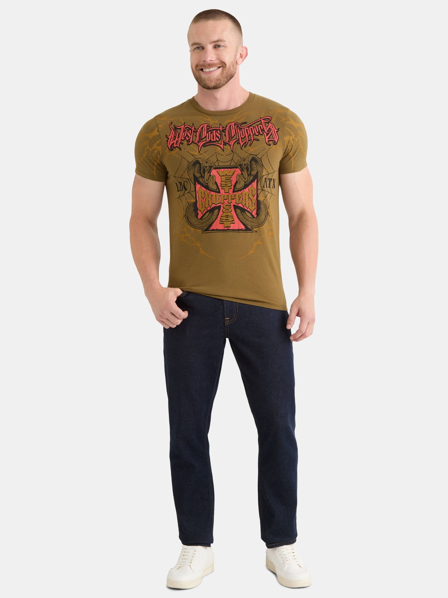 West Coast Choppers, Men's & Big Men's Graphic Tee, Y Tu Que, Sizes XS-3XL