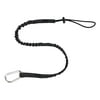 Ergodyne Squids® 3100 Single Carabiner Tool Lanyard - 10lbs, Black, Standard