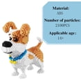 thumbnail image 2 of Iseesee Mini bloques de construcción para perros, ladrillos de juguete para construcción de mascotas, micro mini bloques, rompecabezas 3D, juego de bloques de construcción, juguetes, regalos para niño, 2 of 5